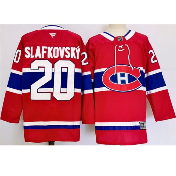 Mens Youths Kids Juraj Slafkovsky Red Stitched Jersey - Picture 1 of 1